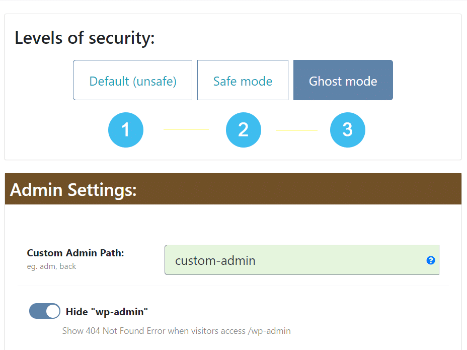 HMW Security Options